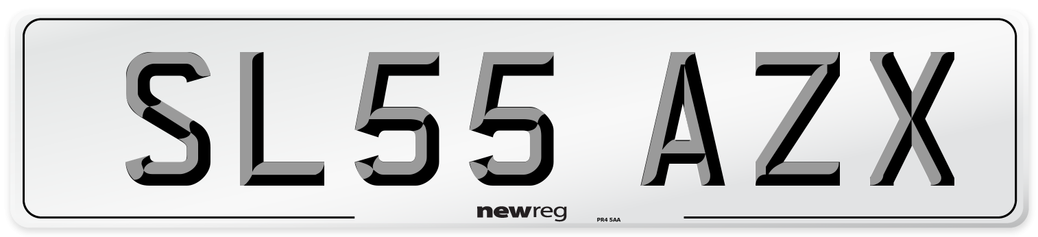 SL55 AZX Number Plate from New Reg